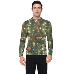 Christmas Tree Decoration Photo Men s Long Sleeve Rash Guard by dflcprintsclothing