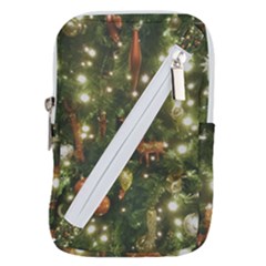 Christmas Tree Decoration Photo Belt Pouch Bag (large) by dflcprintsclothing