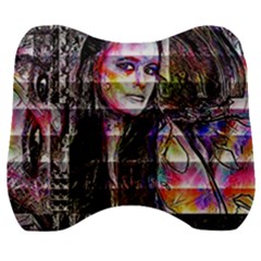 Hungry Eyes Ii Velour Head Support Cushion by MRNStudios