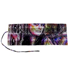 Hungry Eyes Ii Roll Up Canvas Pencil Holder (S)