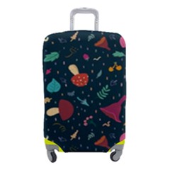 Bright Mushrooms Luggage Cover (small) by SychEva