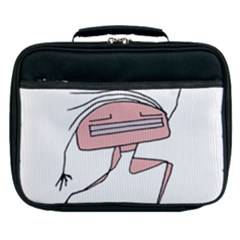 Alien Dancing Girl Drawing Lunch Bag by dflcprintsclothing