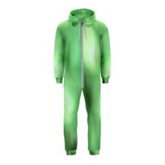 Green Vibrant Abstract No4 Hooded Jumpsuit (kids) by DimitriosArt