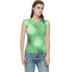 Green Vibrant Abstract No4 Women s Raglan Cap Sleeve Tee by DimitriosArt