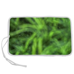 Green Abstract Stars Pen Storage Case (l) by DimitriosArt