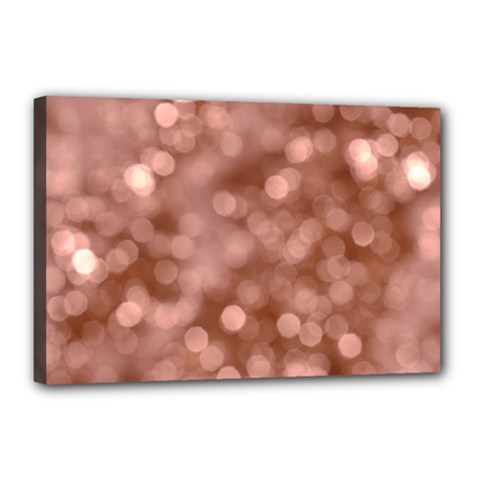 Light Reflections Abstract No6 Rose Canvas 18  X 12  (stretched) by DimitriosArt