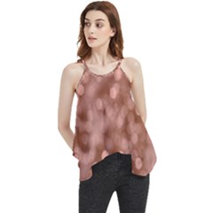 Light Reflections Abstract No6 Rose Flowy Camisole Tank Top by DimitriosArt