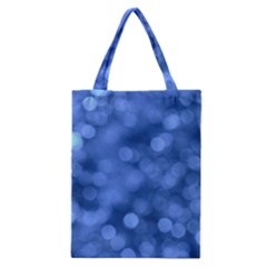 Light Reflections Abstract No5 Blue Classic Tote Bag by DimitriosArt