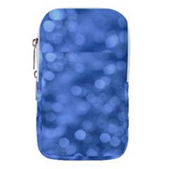 Light Reflections Abstract No5 Blue Waist Pouch (large) by DimitriosArt