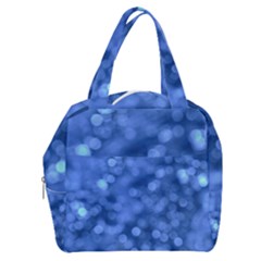 Light Reflections Abstract No5 Blue Boxy Hand Bag by DimitriosArt