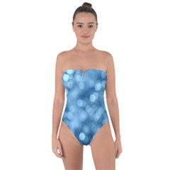 Light Reflections Abstract No8 Cool Tie Back One Piece Swimsuit