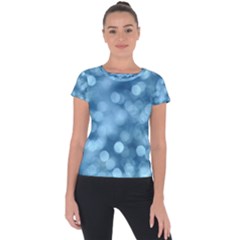 Light Reflections Abstract No8 Cool Short Sleeve Sports Top  by DimitriosArt
