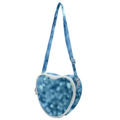Light Reflections Abstract No8 Cool Heart Shoulder Bag by DimitriosArt
