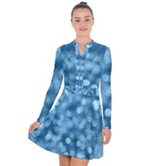 Light Reflections Abstract No8 Cool Long Sleeve Panel Dress