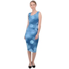 Light Reflections Abstract No8 Cool Sleeveless Pencil Dress