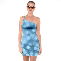 Light Reflections Abstract No8 Cool One Soulder Bodycon Dress