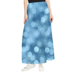 Light Reflections Abstract No8 Cool Maxi Chiffon Skirt