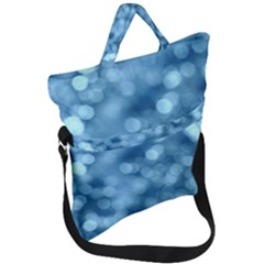 Light Reflections Abstract No8 Cool Fold Over Handle Tote Bag