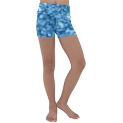 Light Reflections Abstract No8 Cool Kids  Lightweight Velour Yoga Shorts