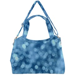 Light Reflections Abstract No8 Cool Double Compartment Shoulder Bag
