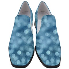 Light Reflections Abstract No8 Cool Women Slip On Heel Loafers