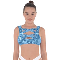 Light Reflections Abstract No8 Cool Bandaged Up Bikini Top