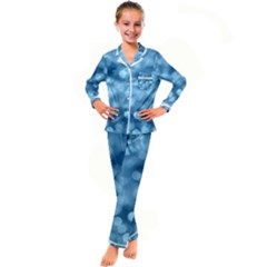 Light Reflections Abstract No8 Cool Kid s Satin Long Sleeve Pajamas Set