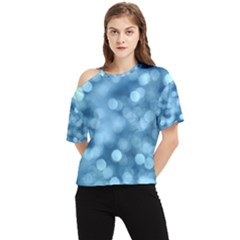 Light Reflections Abstract No8 Cool One Shoulder Cut Out Tee