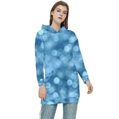 Light Reflections Abstract No8 Cool Women s Long Oversized Pullover Hoodie