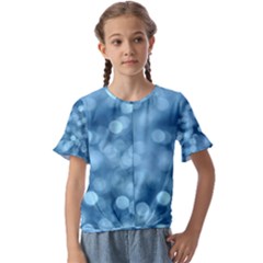 Light Reflections Abstract No8 Cool Kids  Cuff Sleeve Scrunch Bottom Tee