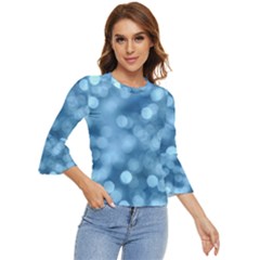 Light Reflections Abstract No8 Cool Bell Sleeve Top