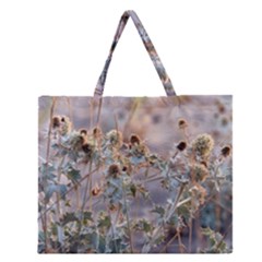 Spikes On The Sun Zipper Large Tote Bag by DimitriosArt