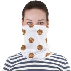 Pine Cones White Face Seamless Bandana (adult) by Littlebird