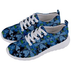 Rare Excotic Blue Flowers In The Forest Of Calm And Peace Men s Lightweight Sports Shoes by pepitasart
