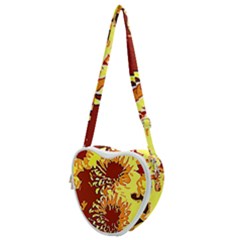 Sunflowers Heart Shoulder Bag