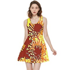 Sunflowers Inside Out Reversible Sleeveless Dress