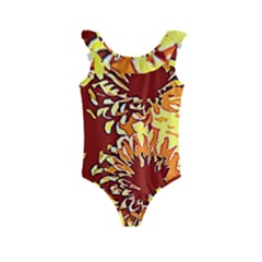 Sunflowers Kids  Frill Swimsuit