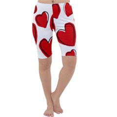 Scribbled Love Cropped Leggings 