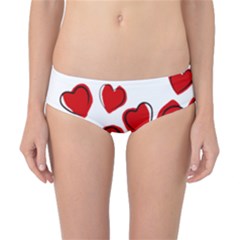 Scribbled Love Classic Bikini Bottoms by SomethingForEveryone