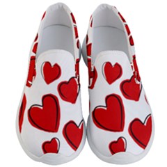 Scribbled Love Men s Lightweight Slip Ons