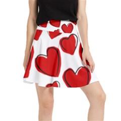 Scribbled Love Waistband Skirt