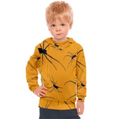 Scary Long Leg Spiders Kids  Hooded Pullover by SomethingForEveryone