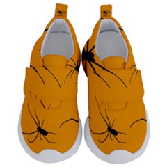 Scary Long Leg Spiders Kids  Velcro No Lace Shoes by SomethingForEveryone