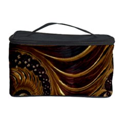 Shell Fractal In Brown Cosmetic Storage by SomethingForEveryone