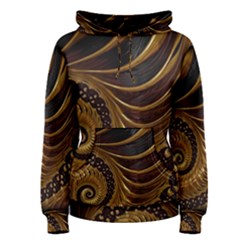 Shell Fractal In Brown Women s Pullover Hoodie by SomethingForEveryone