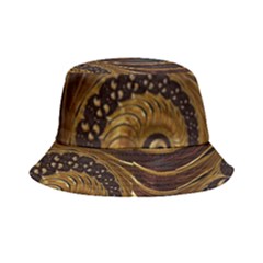 Shell Fractal In Brown Bucket Hat by SomethingForEveryone