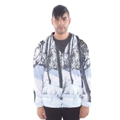 Winter Forest Men s Hooded Windbreaker by SomethingForEveryone