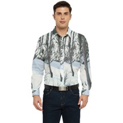 Winter Forest Men s Long Sleeve  Shirt