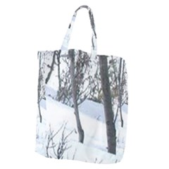 Winter Forest Giant Grocery Tote by SomethingForEveryone