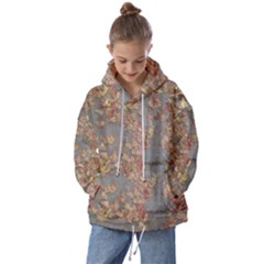 Sidewalk Leaves Kids  Oversized Hoodie by SomethingForEveryone